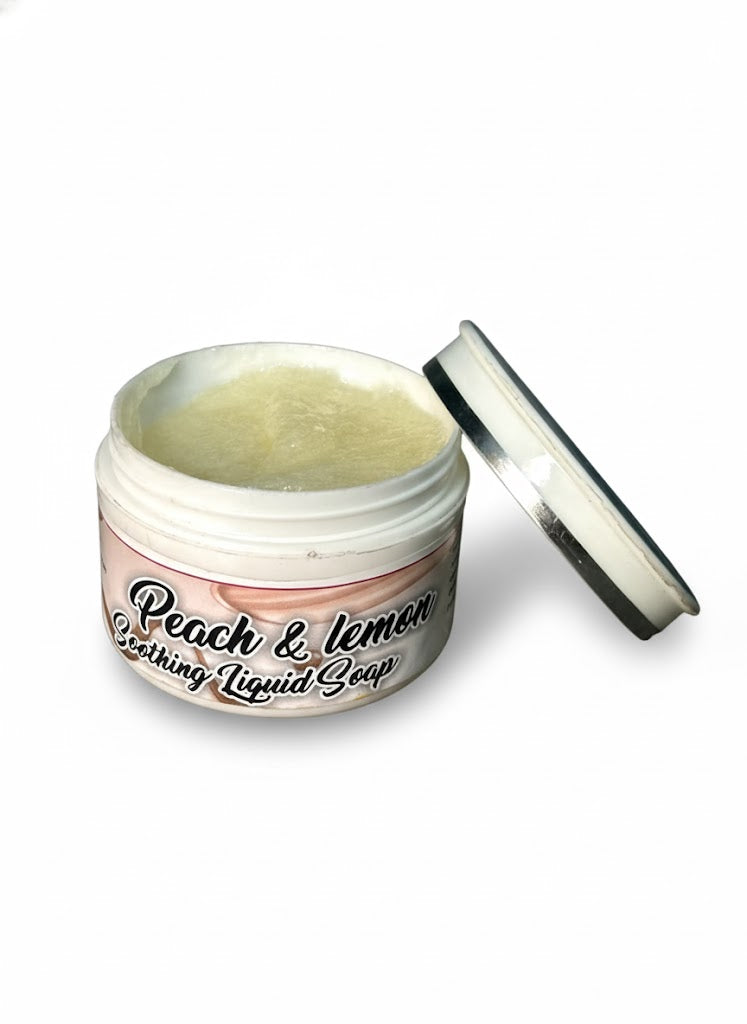 Peach and Lemon Soothing liquid Soap