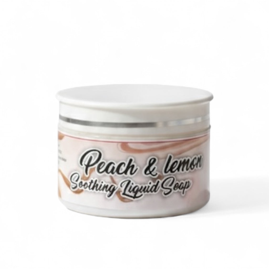 Peach and Lemon Soothing liquid Soap