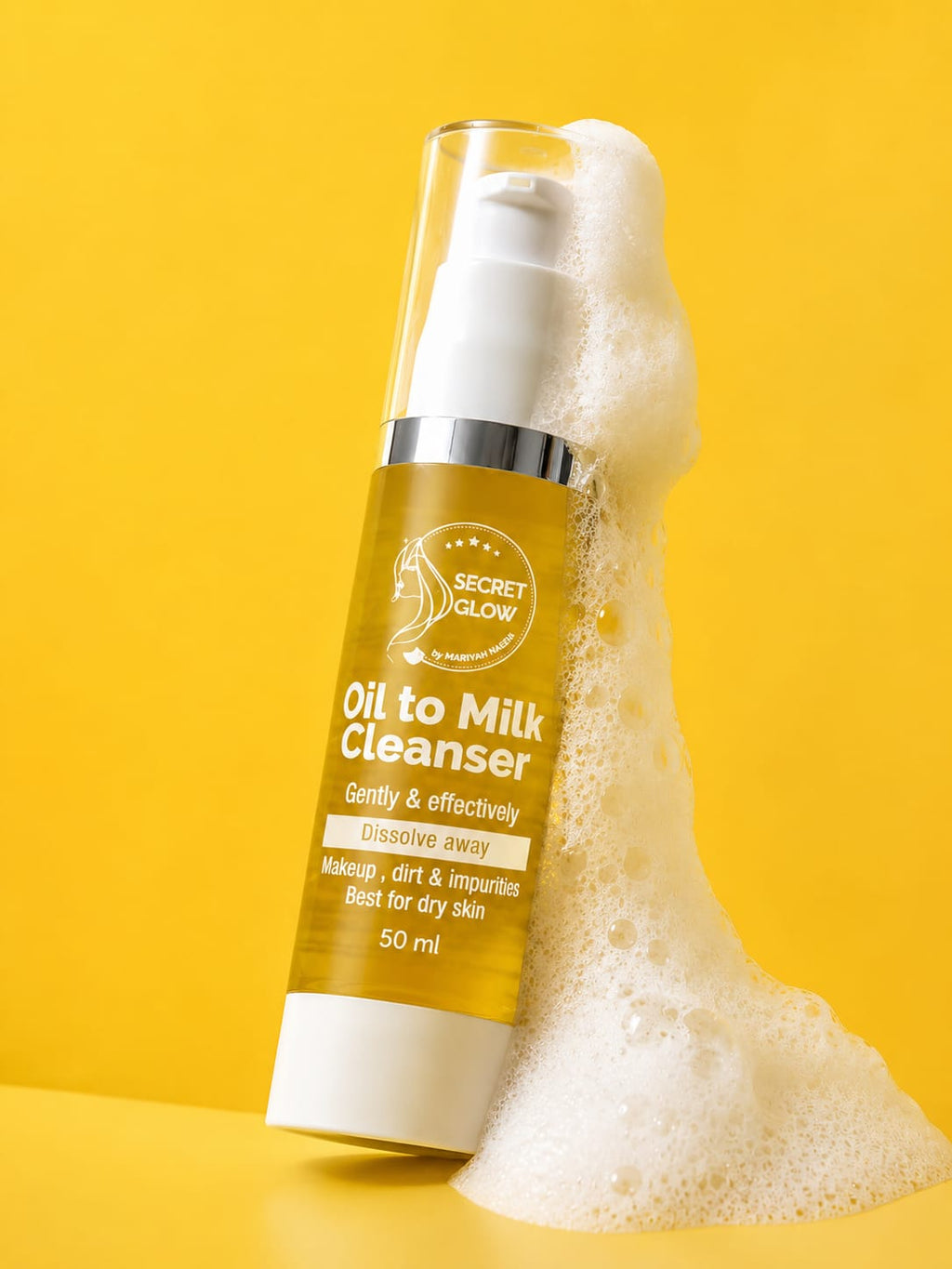 Oil to milk cleanser