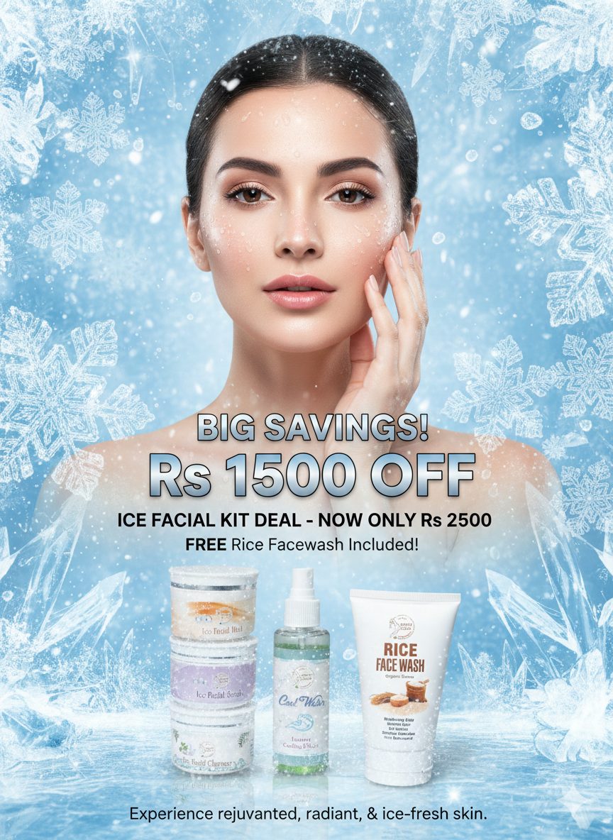 Ice Facial Kit with Free Rice Facewash