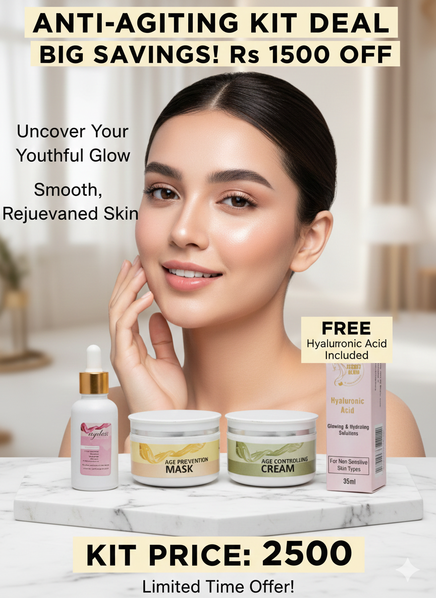 Anti Aging Kit with Free Hyaluronic Acid