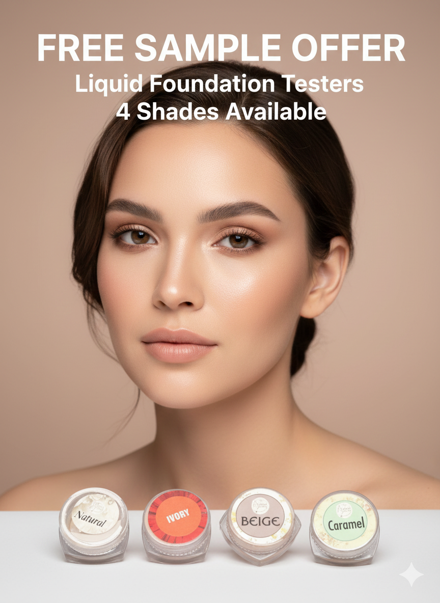 Liquid foundation sample